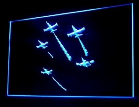 Air Show Showtime LED Neon Sign